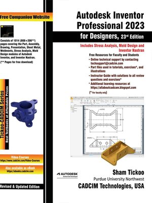 cover image of Autodesk Inventor Professional 2023 for Designers, 2